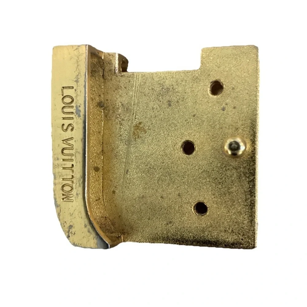 Louis Vuitton Belt Buckle LV Gold Tone 1.5